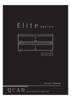 Quad Elite-Stereo - Owners Manual